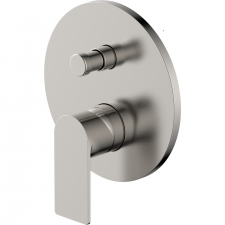 Vitruvius Tiber Single lever concealed bath/shower mixer with concealed box Brushed Nickel